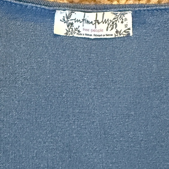 Free People Blue Long Sleeve Bodysuit - Picture 8 of 8